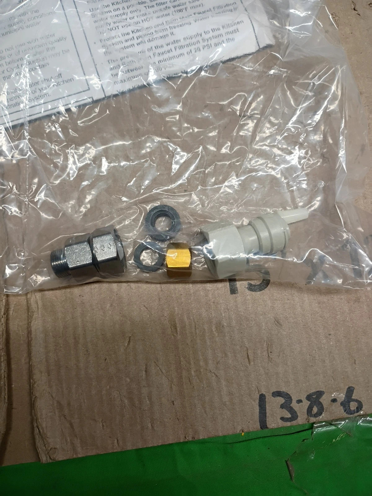 GE Under Sink Single Stage High Flow Water Filtration System GXK140TNN.