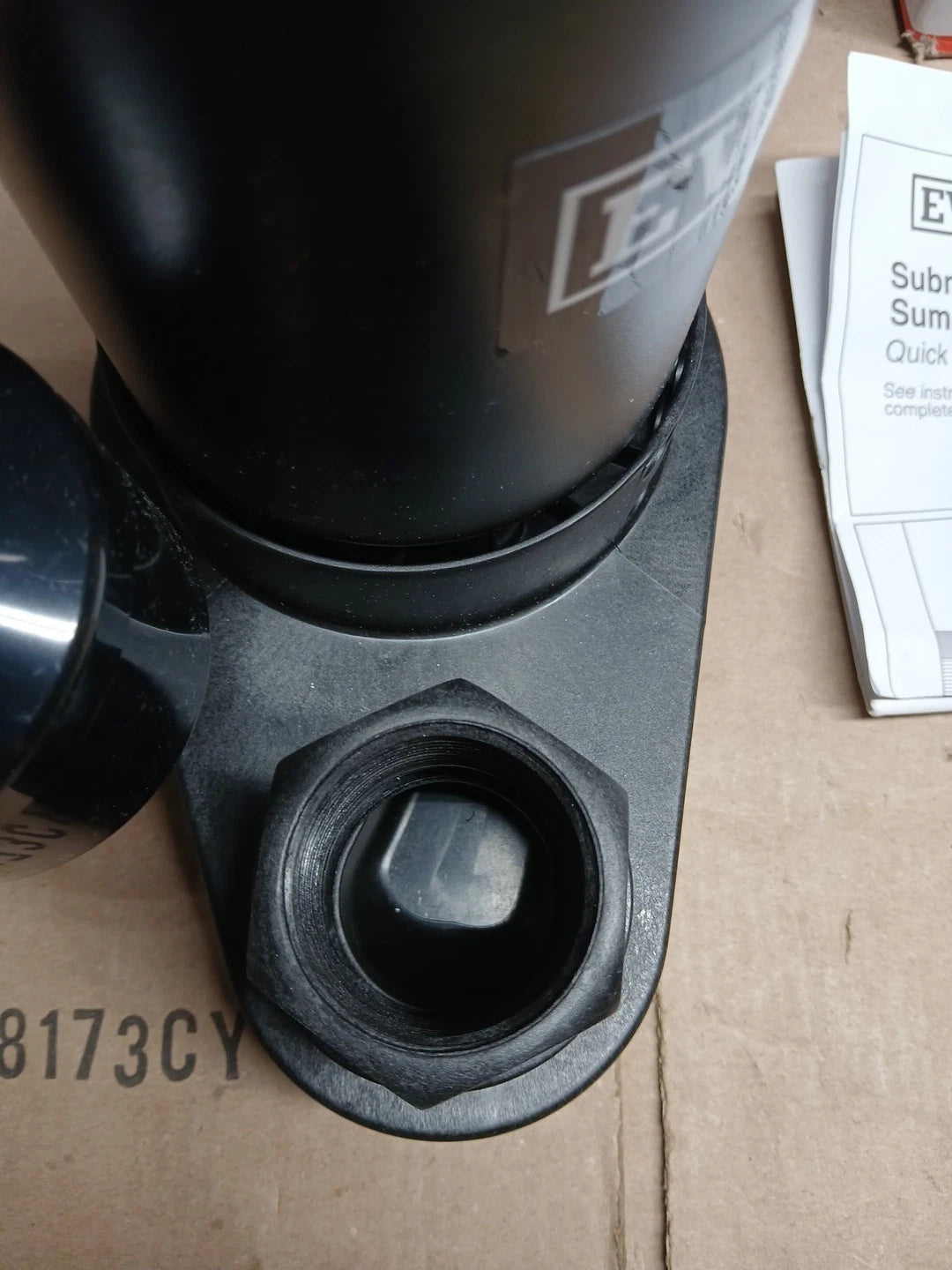 Everbilt 1/3 HP Aluminum Sump Pump Submersible Vertical Switch- HDSP33V, NEW