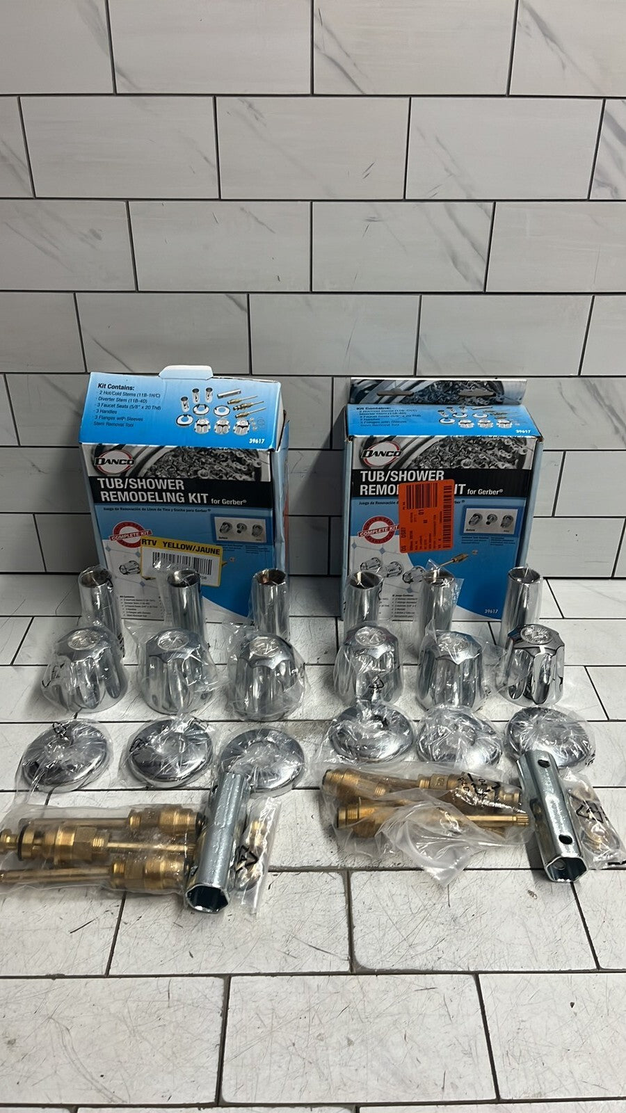 2PK Danco 39617 Tub/Shower Remodeling Kit for Gerber - CHROME Open Box