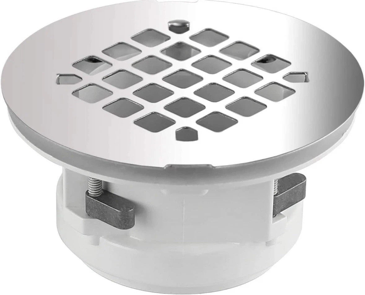 WingTite Shower Drain Replacement, Installs Entirely from the Top, Chrome