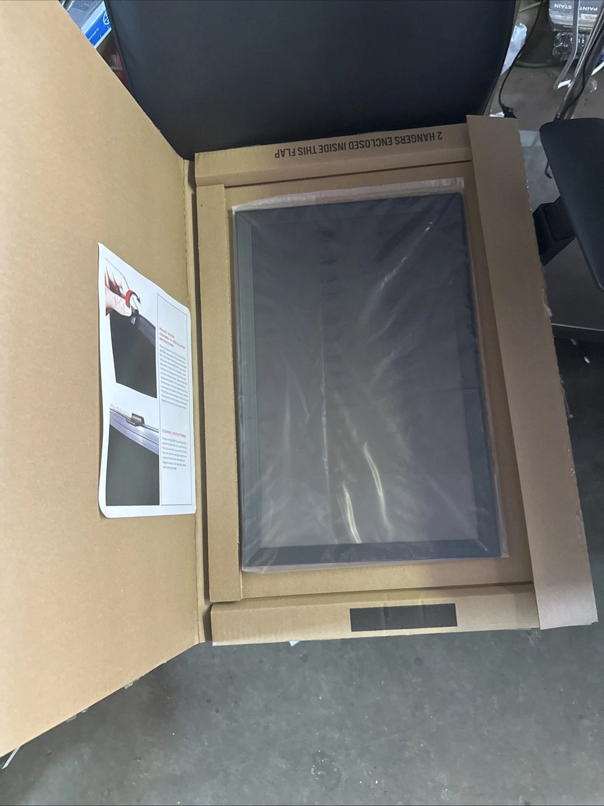 SKILCRAFT Privacy Shield W/ Frame For 20" Widescreen LCD Monitors or 20" CRT