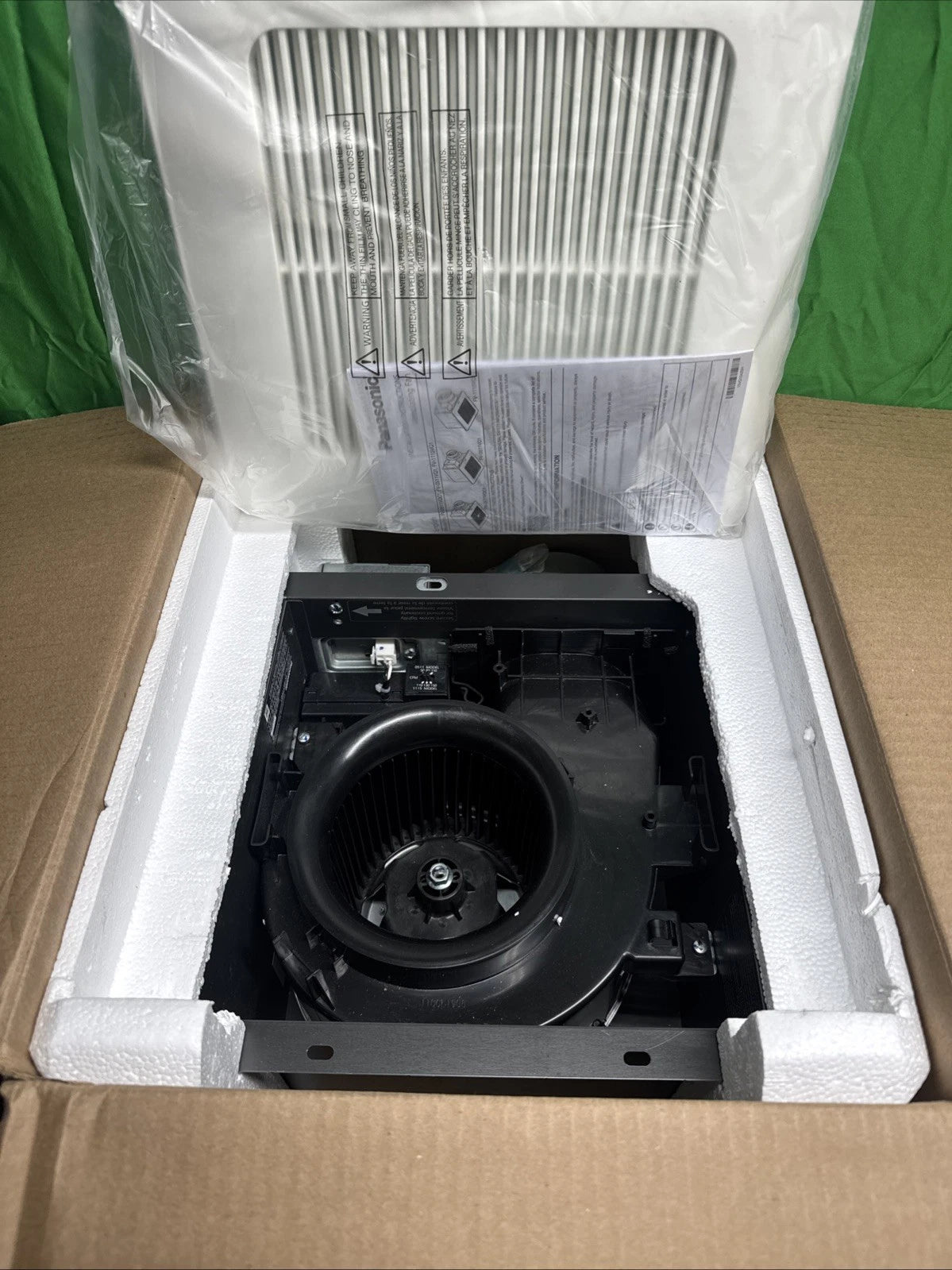 Panasonic FV-0511VQ1 WhisperCeiling DC Pick-A-Flow Ceiling Exhaust Fan Open Box