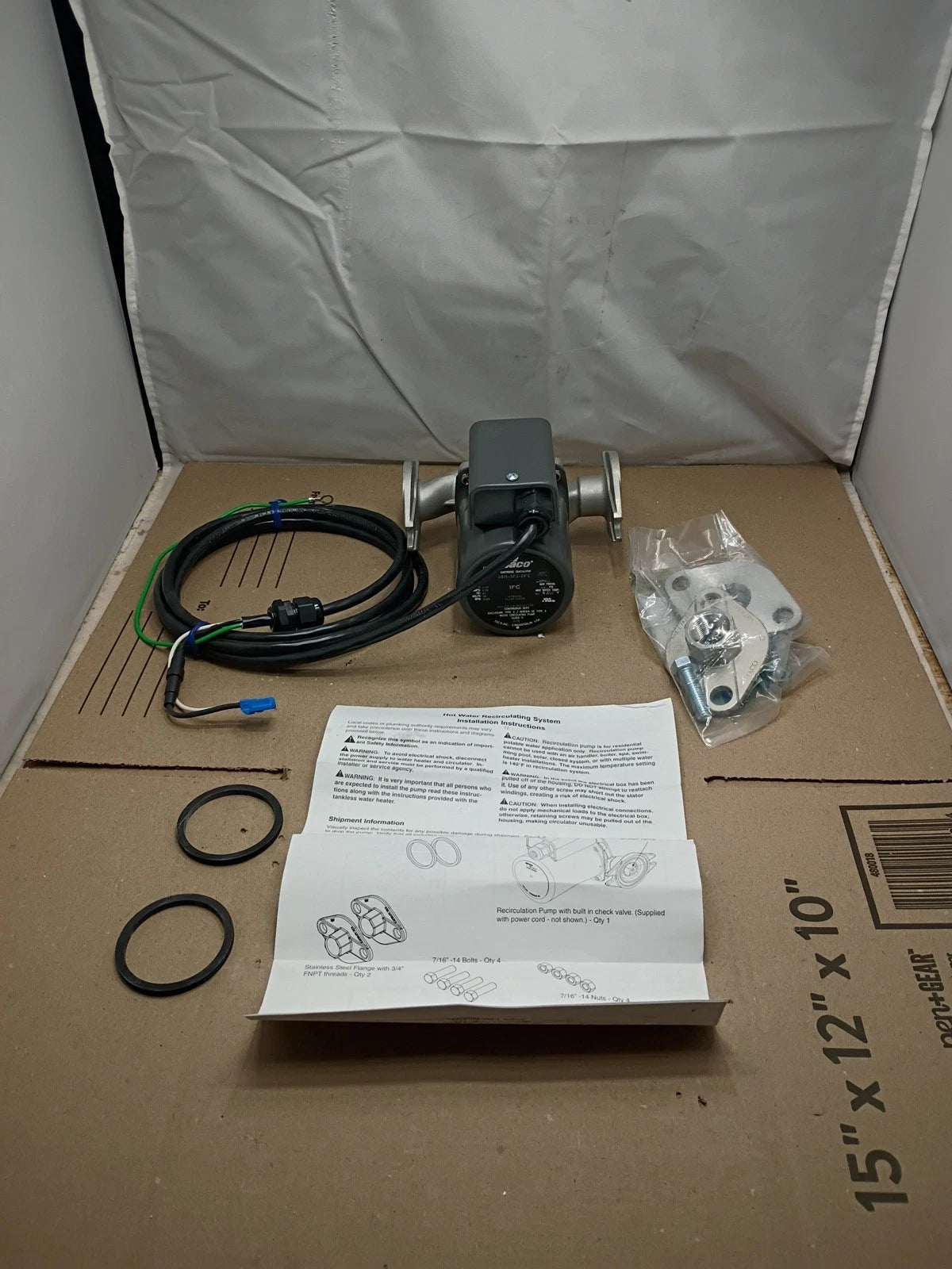 RheemTimer Based Recirculation Pump Kit for Tankless Water Heaters