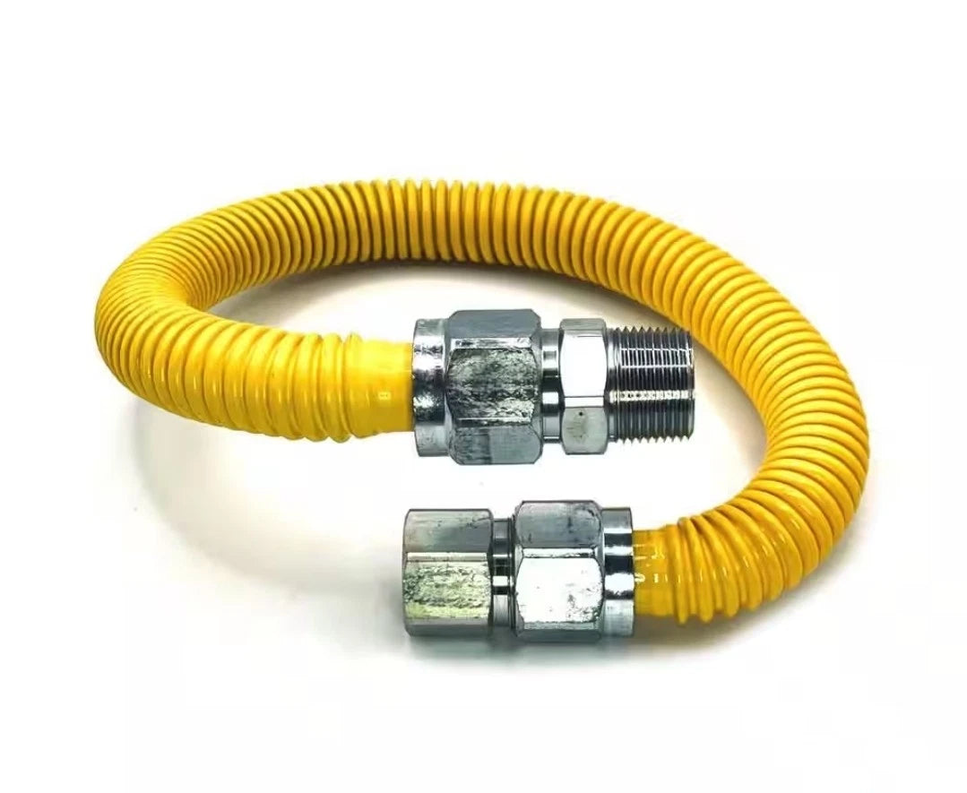 Lot Of 4 Everbilt3/4 in. FIP x 3/4 in. MIP x 24 in. Gas Connector 7/8 in. OD