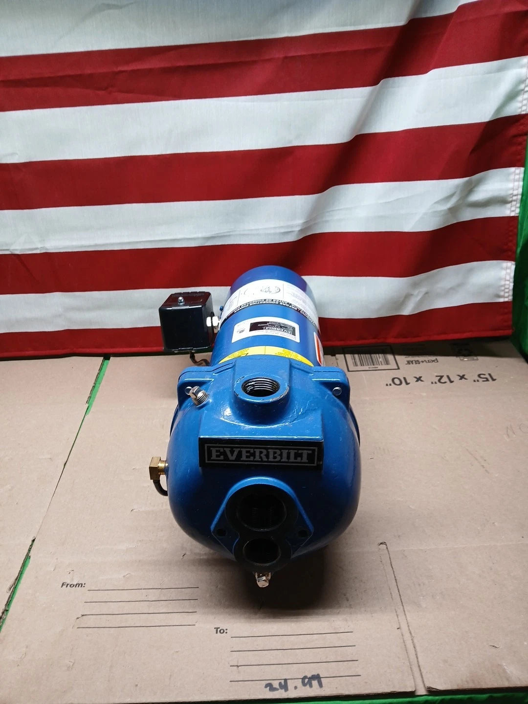 Everbilt 1 HP Professional Convertible Jet Pump *Used* Read Description**