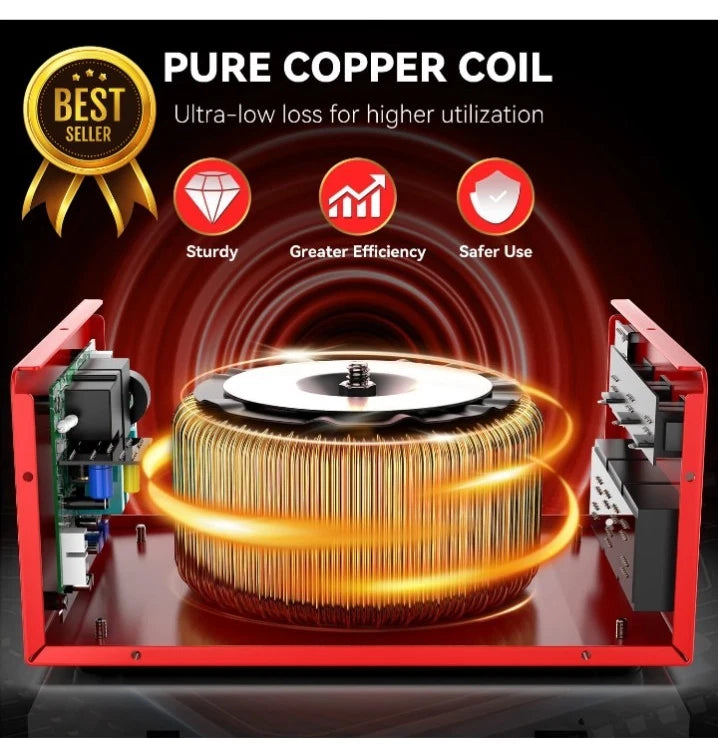6000 Watt Voltage Converter Transformer Heavy Duty Step Up/Down Power Converter