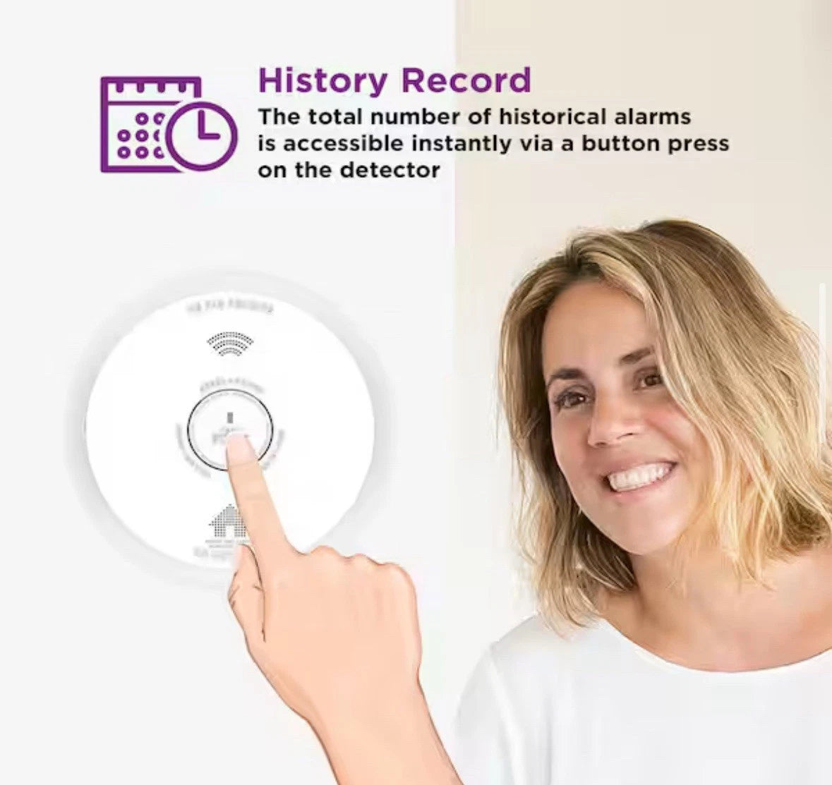 Innolink Smoke and CO Detectors with Voice Alert Battery Powered Sensor (2-Pack)