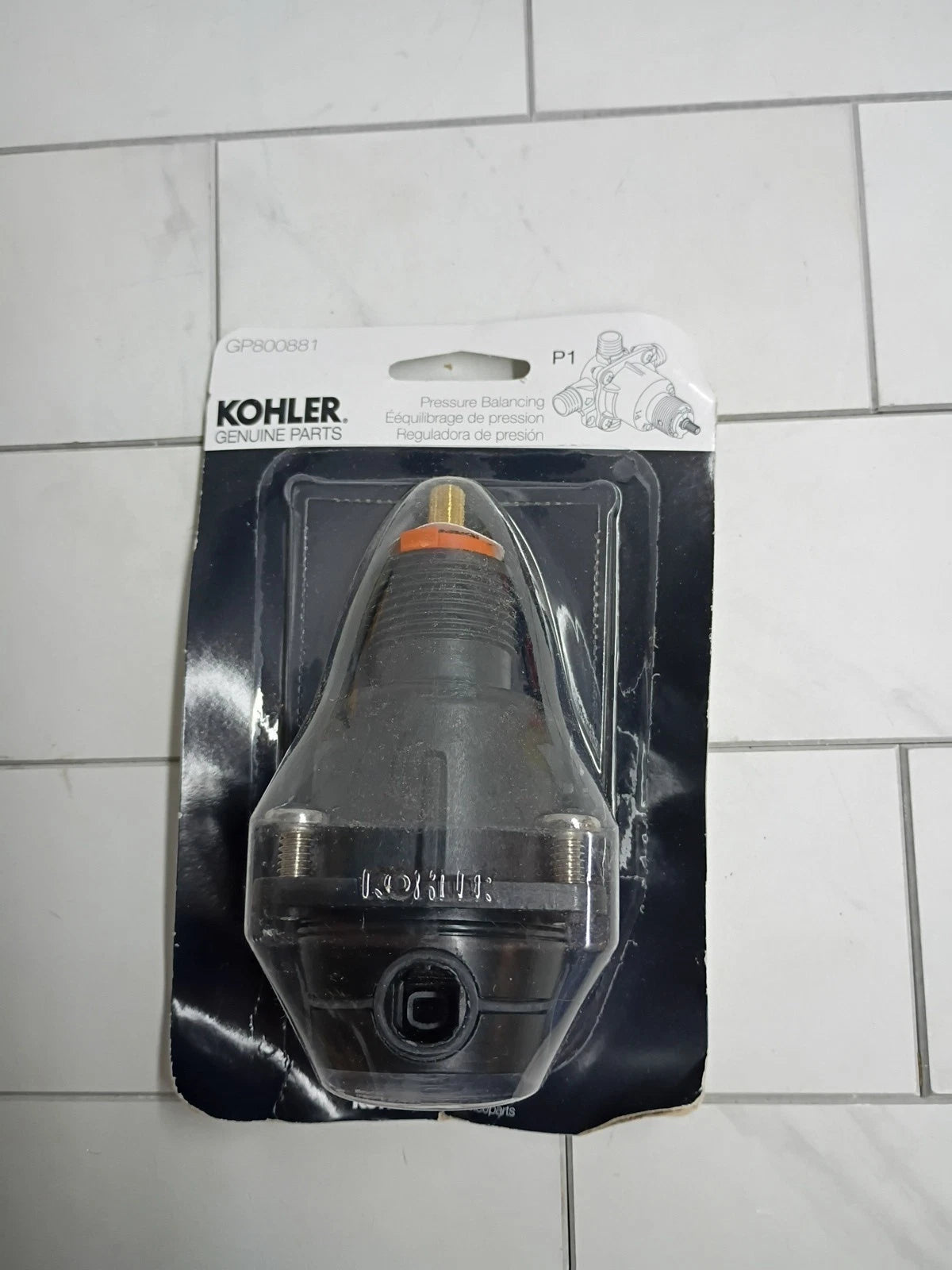 KOHLER Rite-Temp Pressure Balance Cartridge, Genuine Part GP800881, One piece
