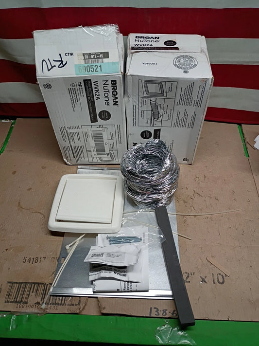 2PK Broan NuTone WVK2A Flexible Ducting Kit for Ventilation Fans Exhaust Fans,OB