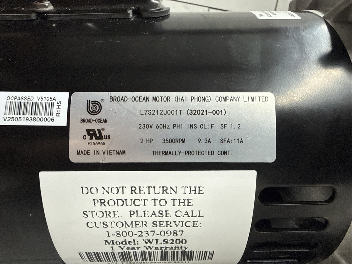 Wayne WLS200, 2 HP Permanent Lawn Irrigation Sprinkler Pump 240V Open Box