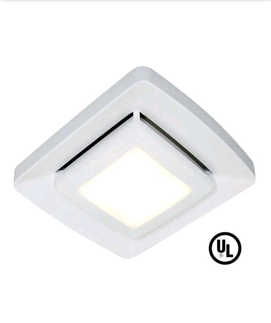 Broan NuTone Bathroom Fan Replacement Cover with Light FG500N in White