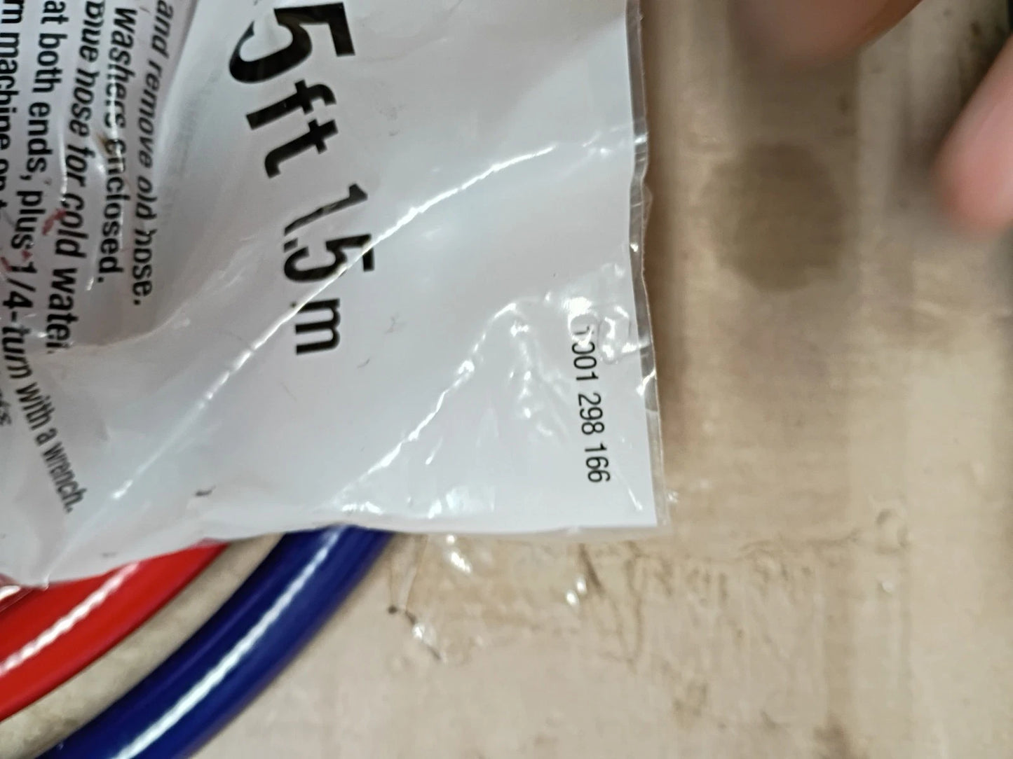2-Pair Everbilt HRBFIL03EB-J Washing Machine Fill Hose 3/4" FIP x 3/4" FIP x 60"
