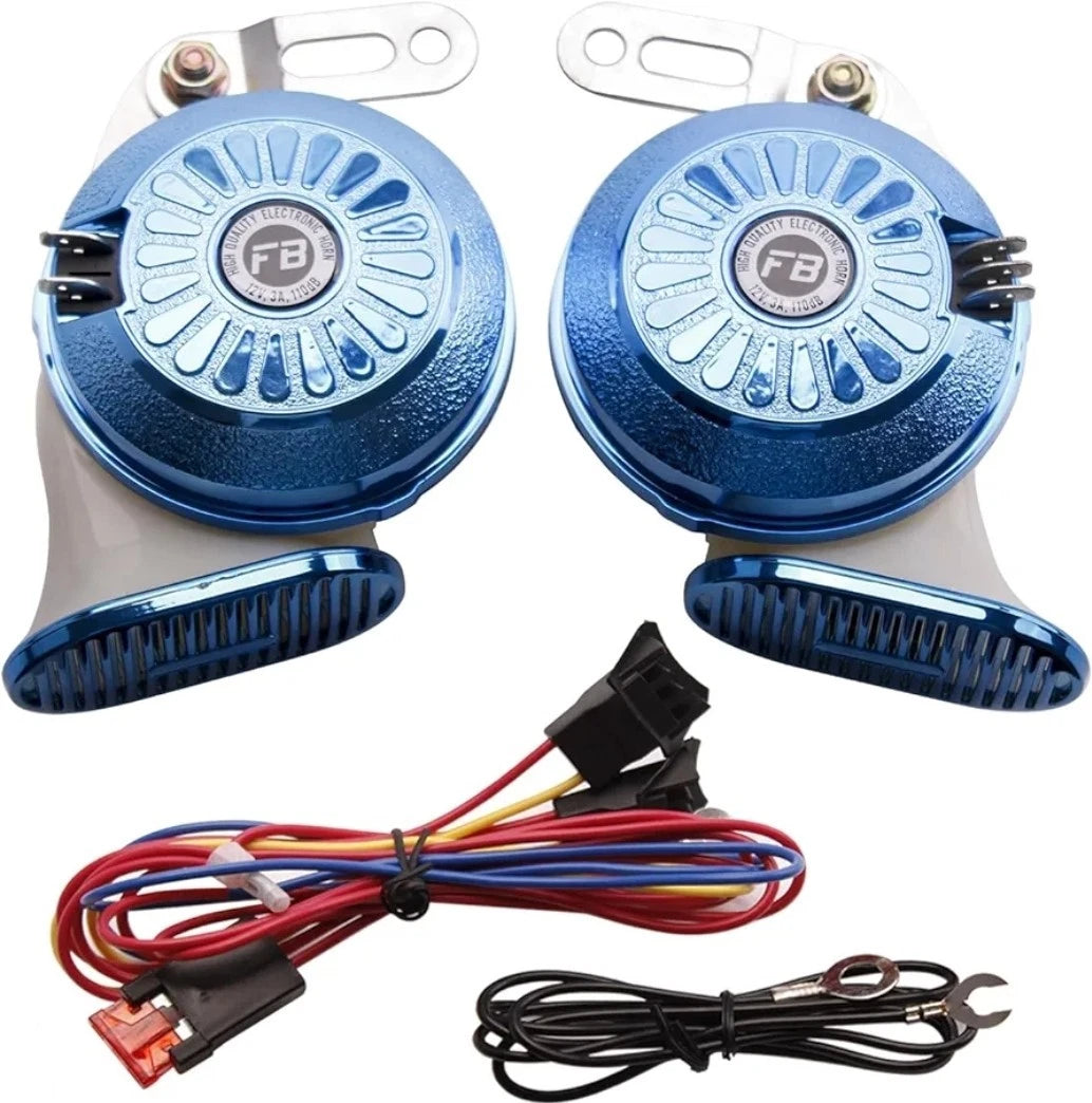 FARBIN Car Horns Super Loud Variable Sound Horn 3 Sound Train Horns 130db...