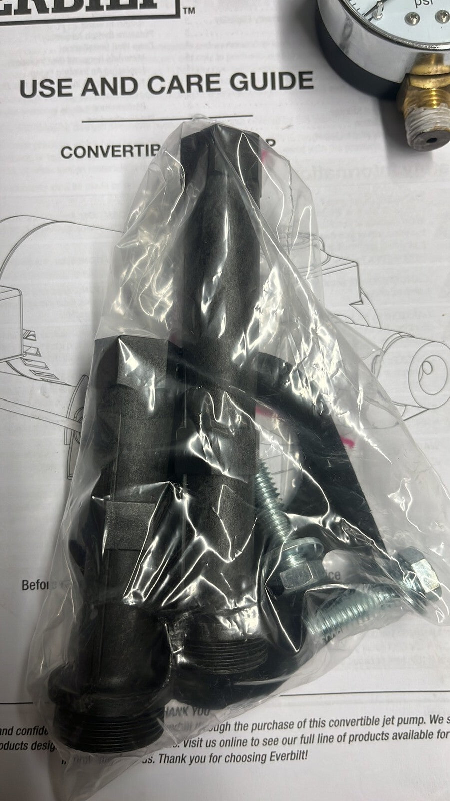 Everbilt HDCWJ10 1HP 115/230v Professional Convertible Jet Pump NEW OPEN BOX