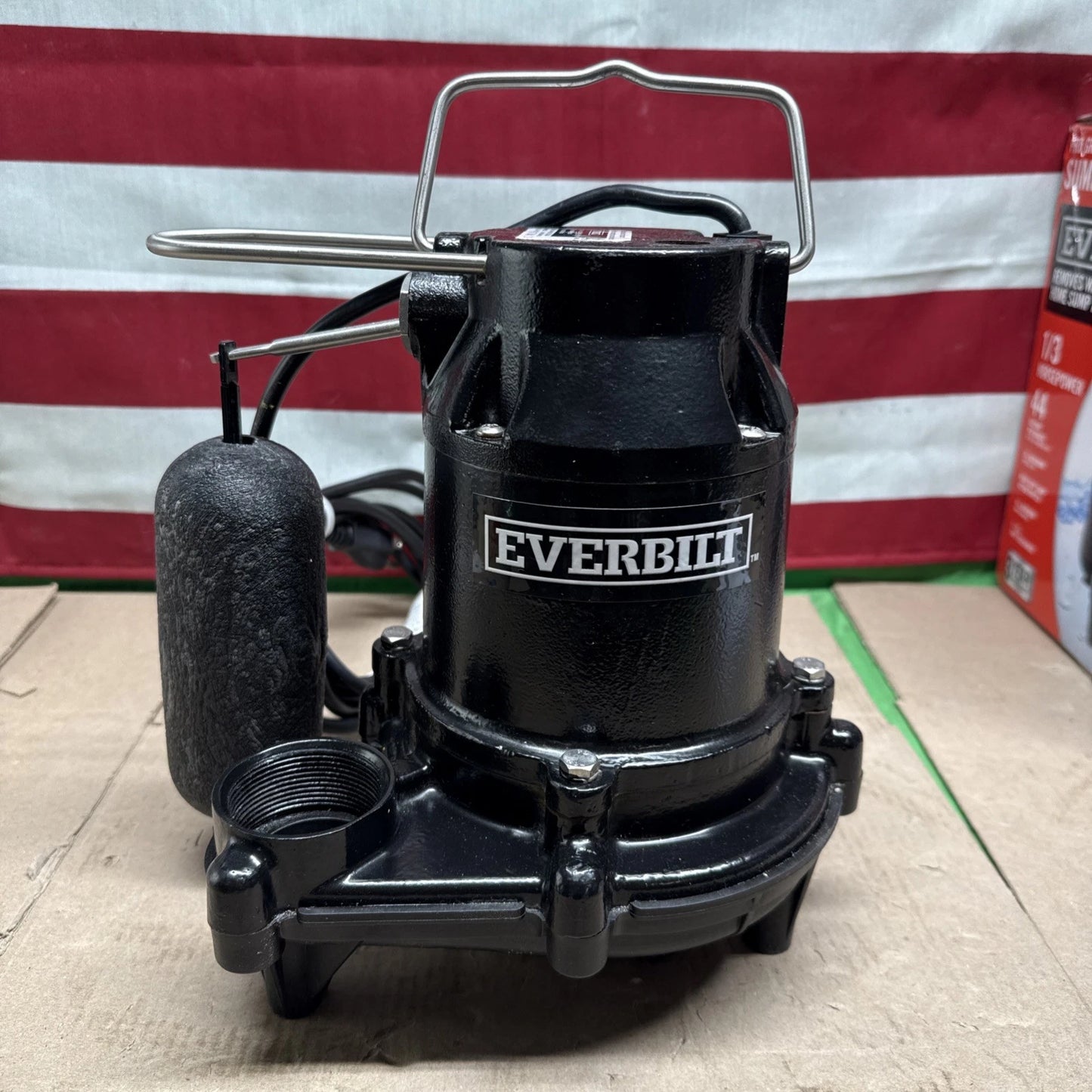 Everbilt 1/3 HP Cast Iron Submersible Sump Pump HDS30 NOB
