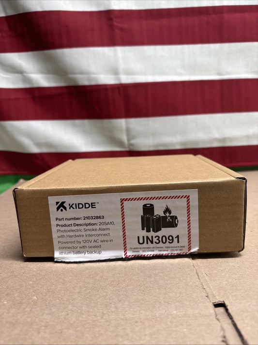 Kidde 20SA10 Hardwired Smoke Detector, 10-Year Battery, Interconnectable