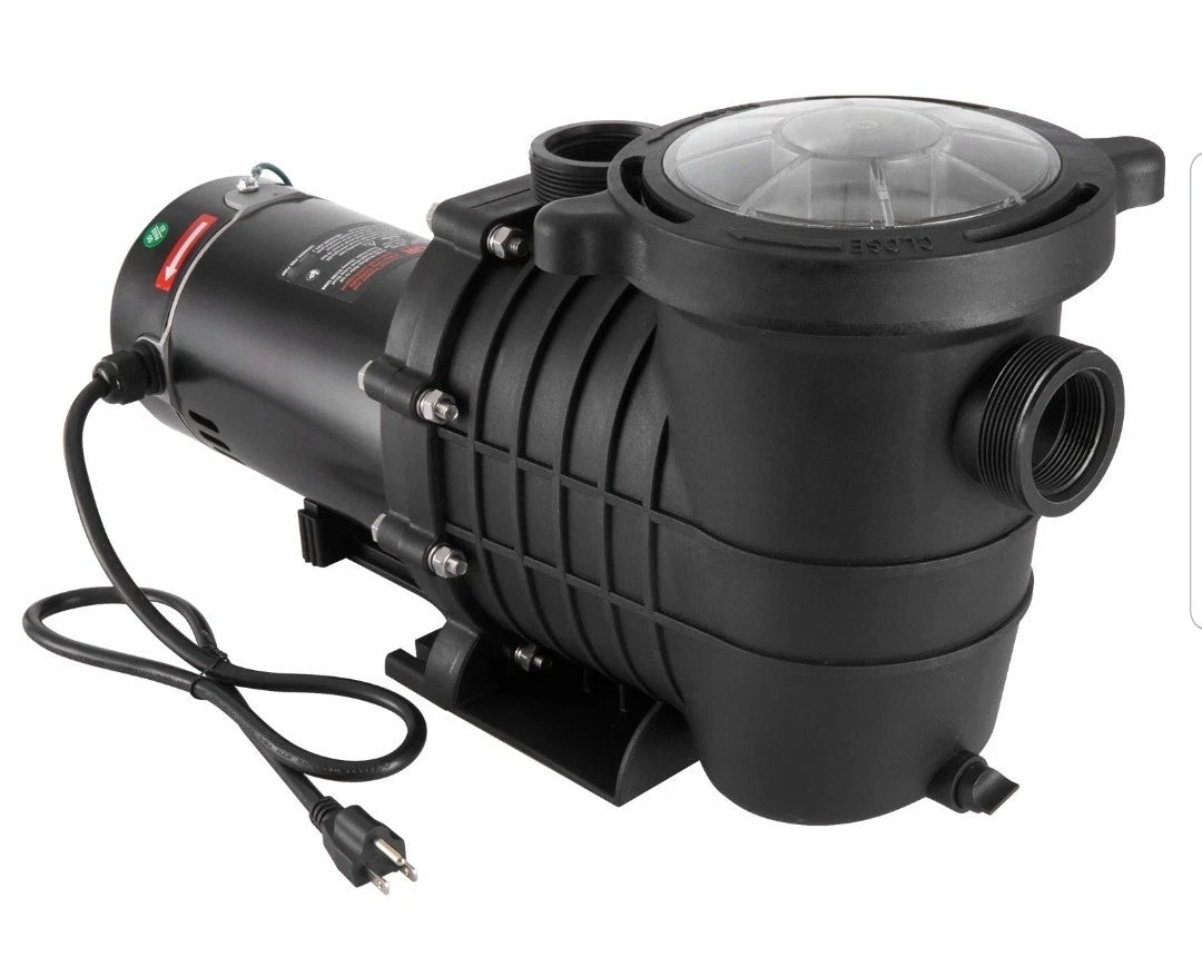 VEVOR Above Ground Swimming Pool Pump Single Speed 1 HP 80 GPM 110V / 240V