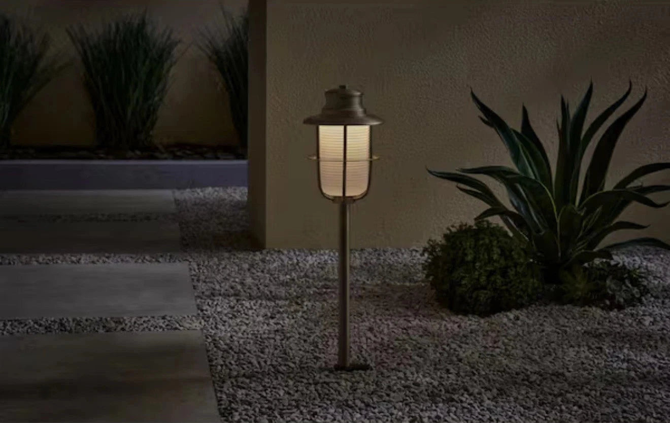 Hampton Bay Edinburgh 20.5in Low Voltage Pathway Bronze B67