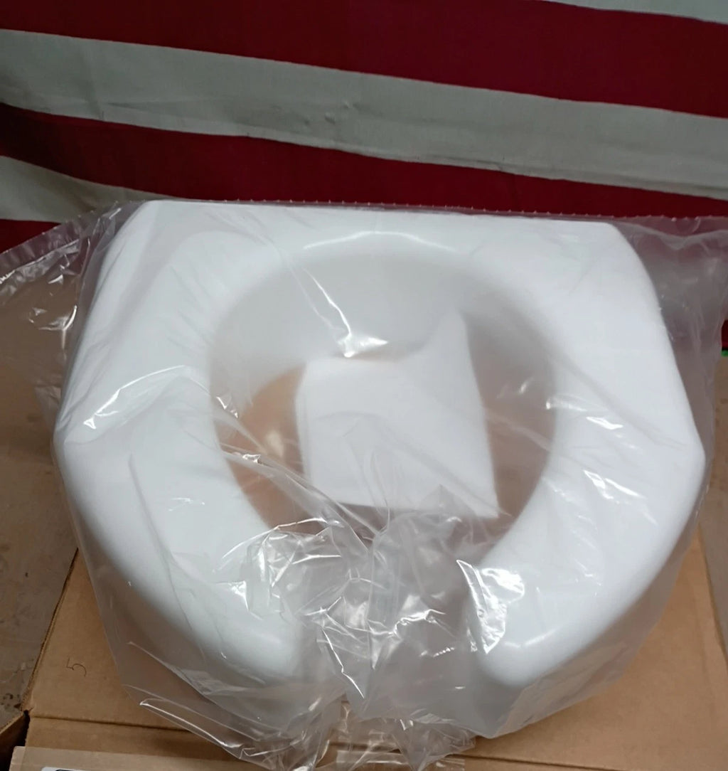 SP Ableware Basic Open-Front 3-Inch Elevated Toilet Seat - New (open box)