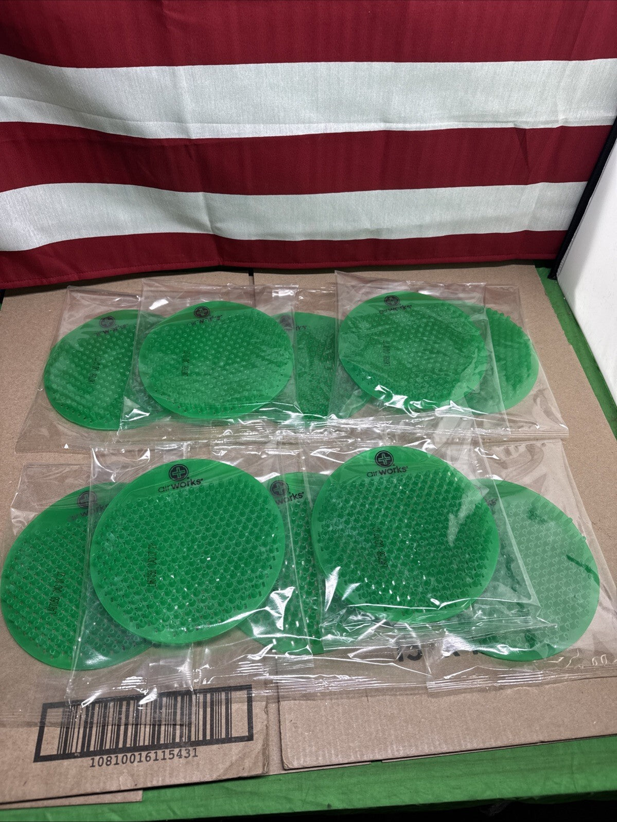 Airworks~ SPLASH FREE Urinal Screen, Fresh Garden Scent!