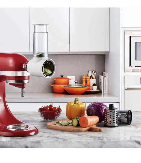 Innomoon Slicer/Shredde Attachment For Kitchenaid Stand Mixers Accessory