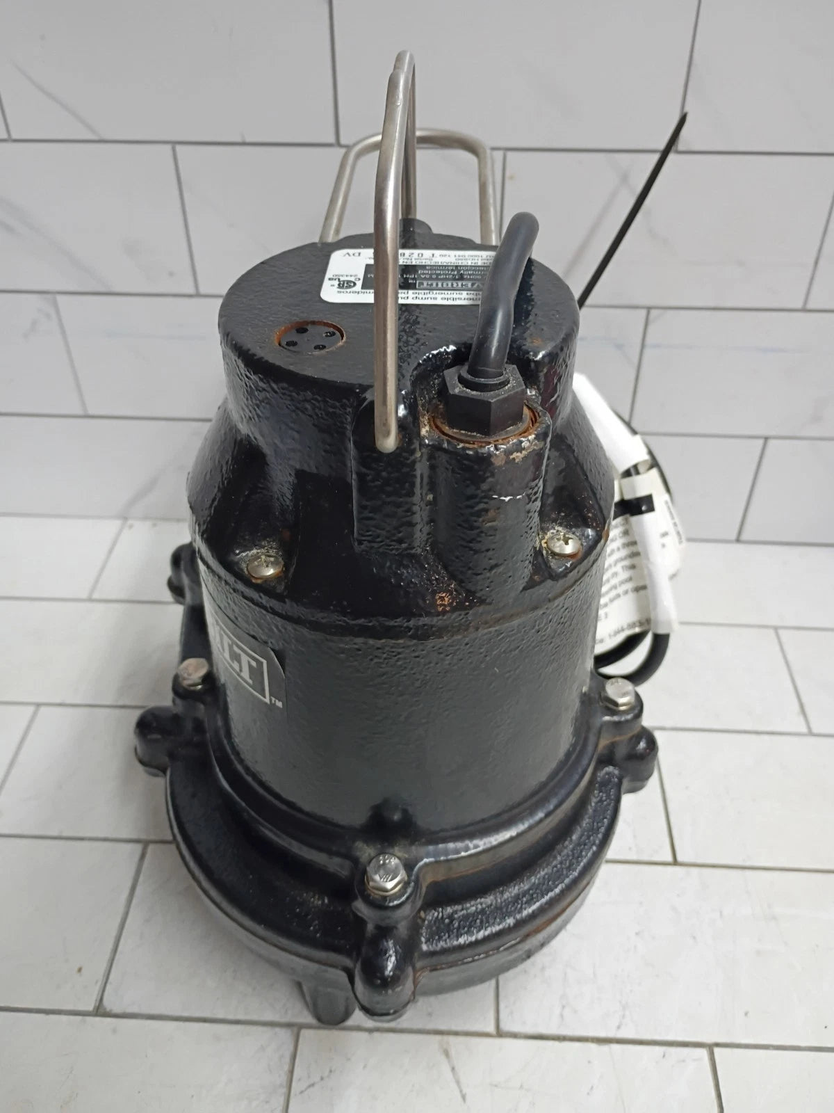 Everbilt HDS50 1/2 HP Cast Iron Sump Pump Used, Read Description.