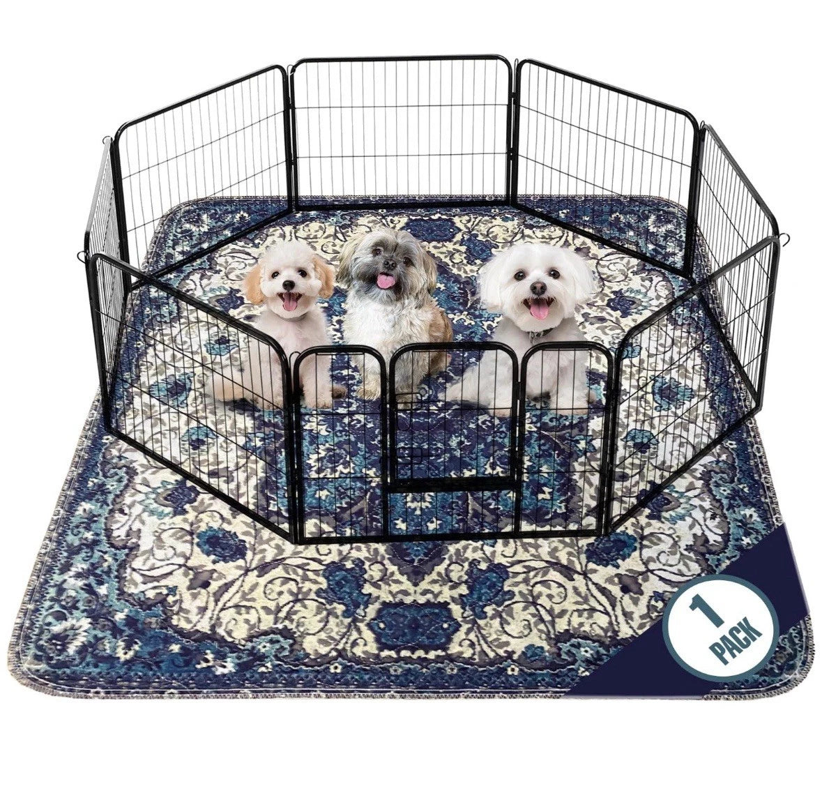 Washable Pee Pads for Dogs - XXL (1 Pack) 6 FT X 6 FT Super Absorbent Reusable
