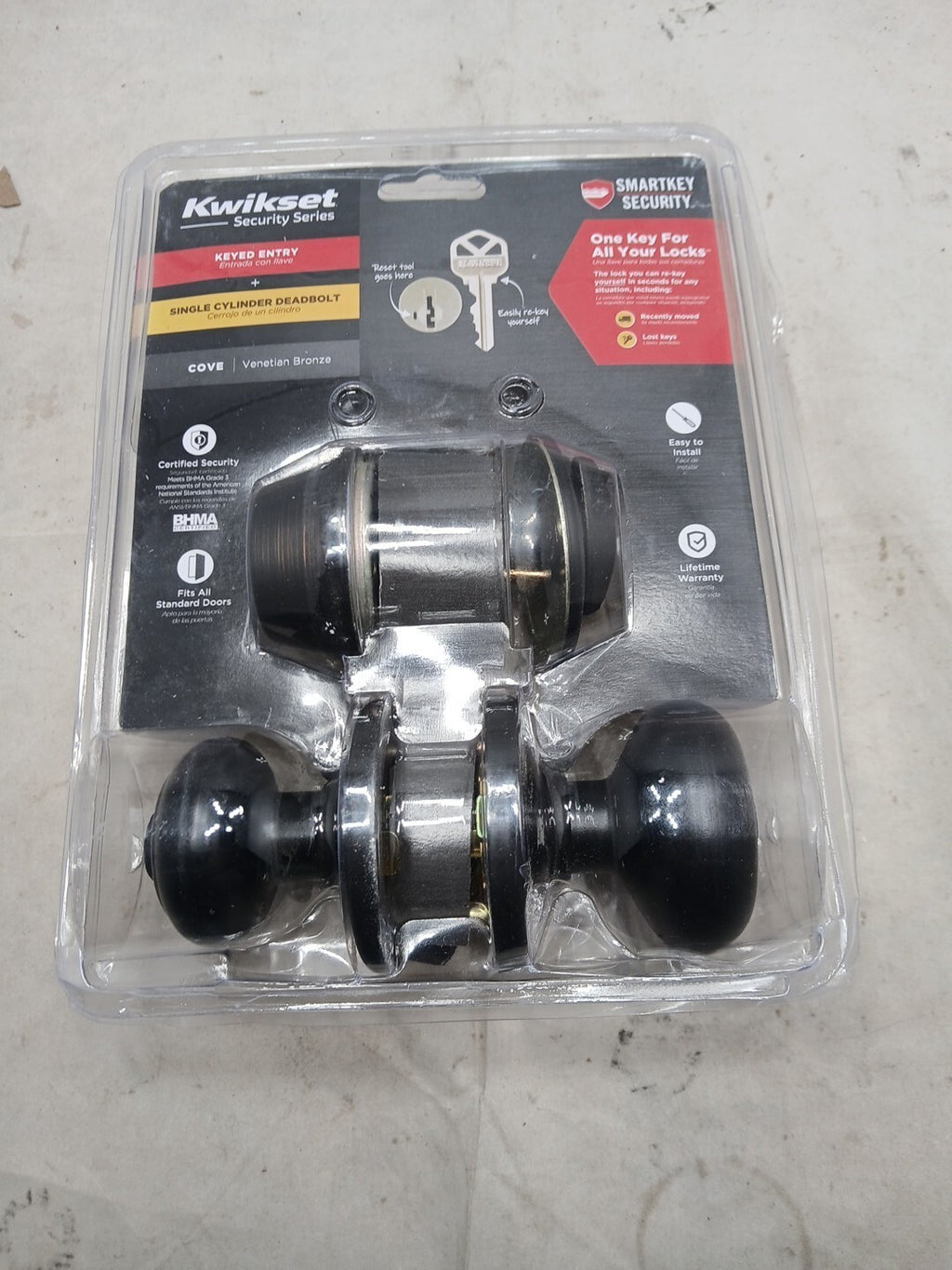 Kwikset Keyed Entry Deadbolt Venetian Bronzw 9690421 Keyed 9556 NEW