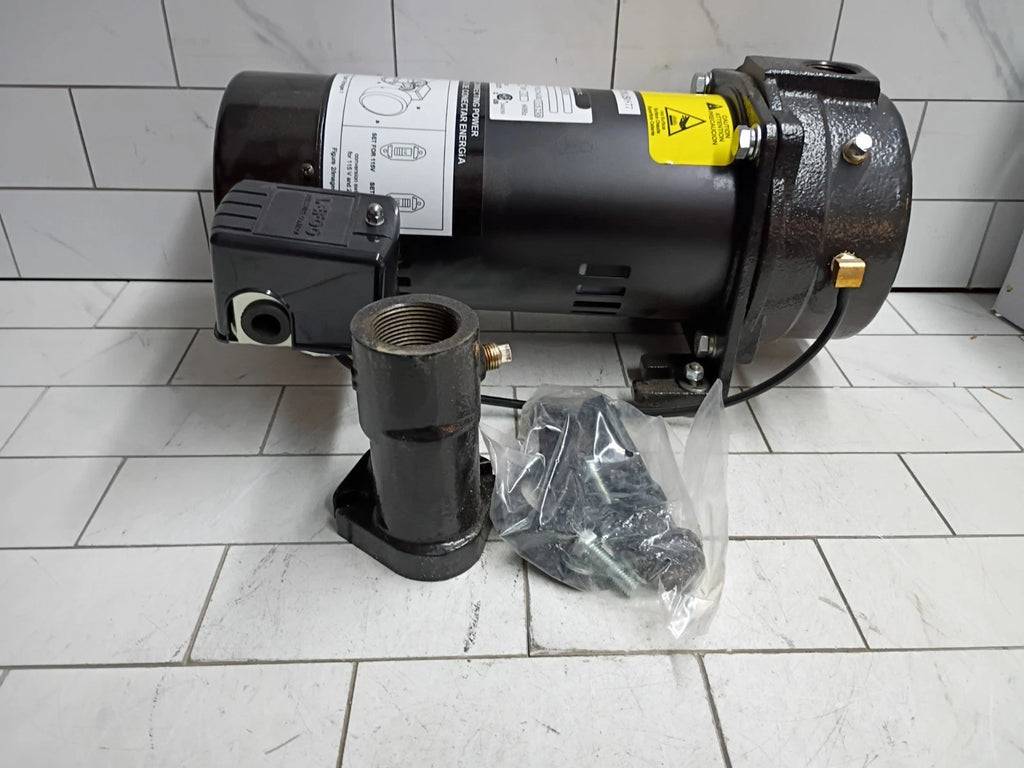1/2 HP Convertible Deep Well Jet Pump See Pictures FOR PARTS ONLY.
