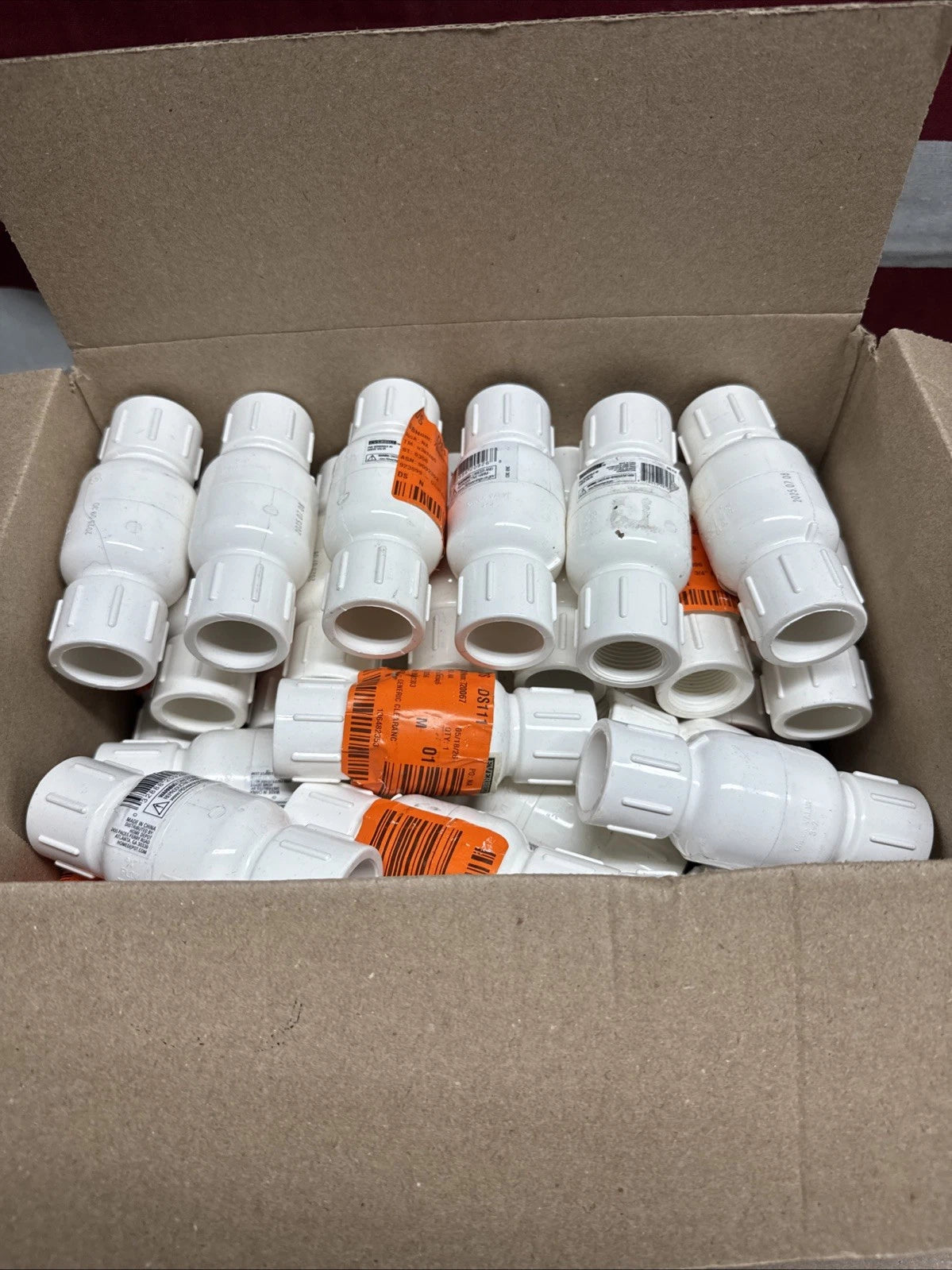 LOT OF 60 Everbilt 3/4" Slip PVC CHECK VALVE