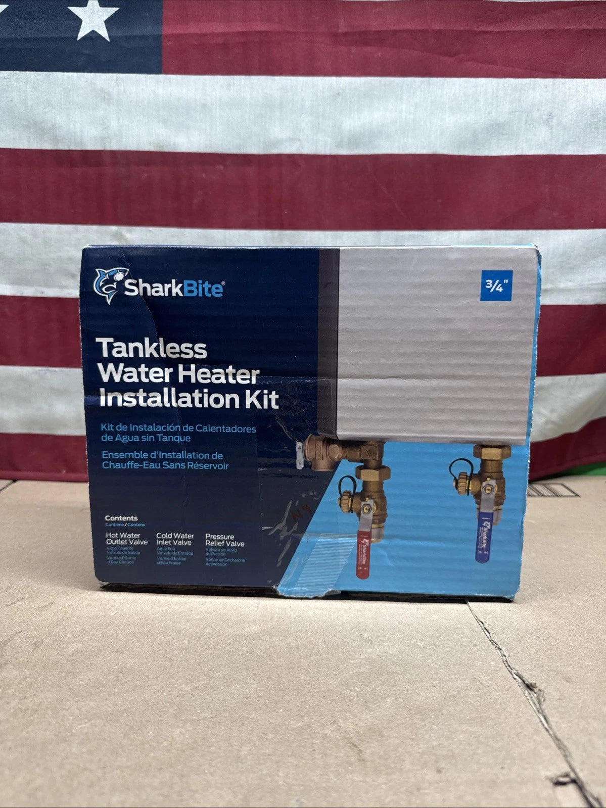 SharkBite 3/4 in. Tankless Water Heater Valves Installation Kit