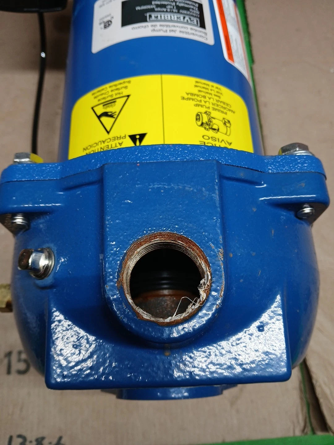 Everbilt 1 HP Professional Convertible Jet Pump. Read Description*PARTS ONLY*