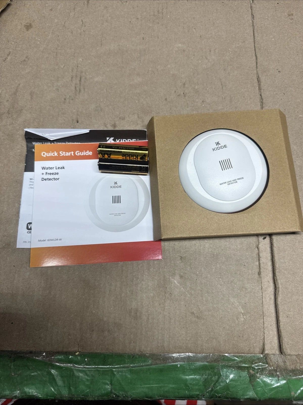 Kidde 3 Pack 60WLDR-W Battery Smart Water Leak Detector &Freeze Alarm, Wi-Fi