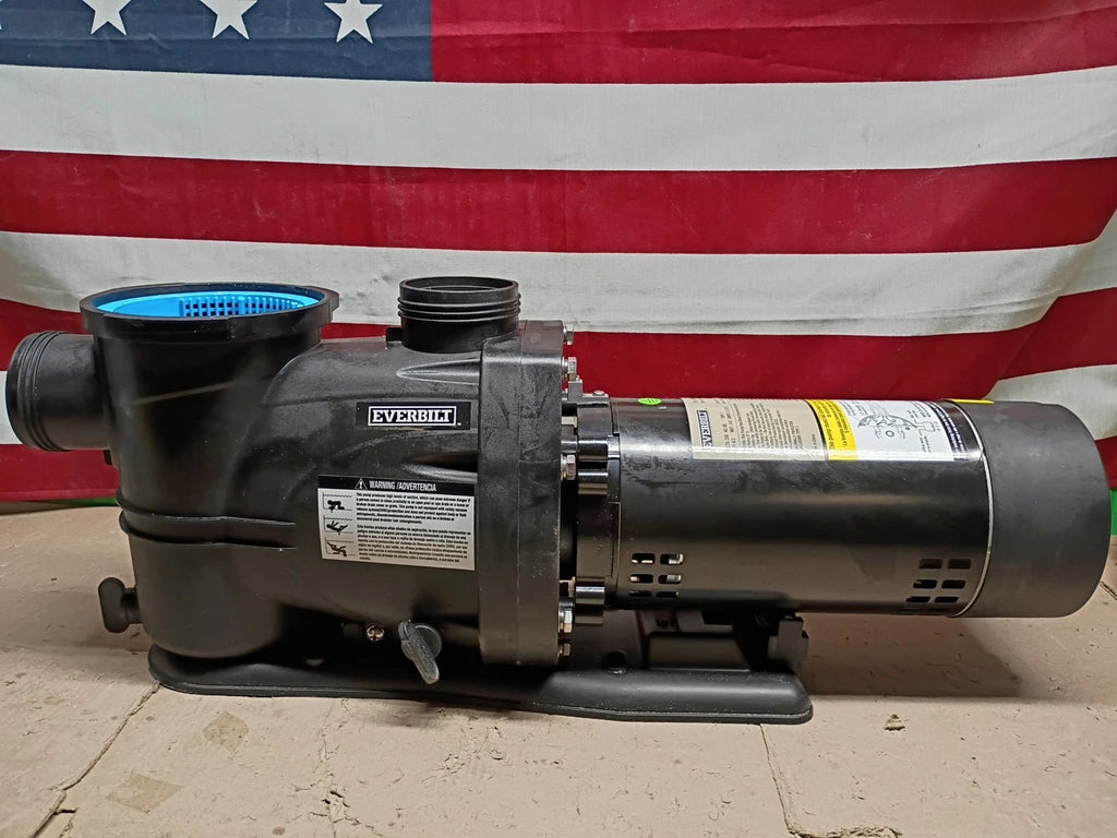 Everbilt SPP10002-2SP, 1 HP Pool Pump InGround 2 Speed 230V, Open Box,