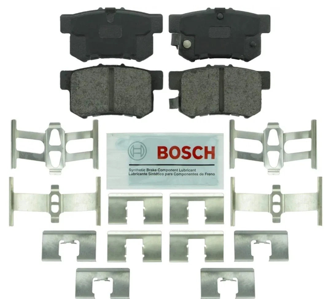 Rear Disc Brake Pad Set w/Hardware Bosch BE537H for Honda Civic 2006-2015