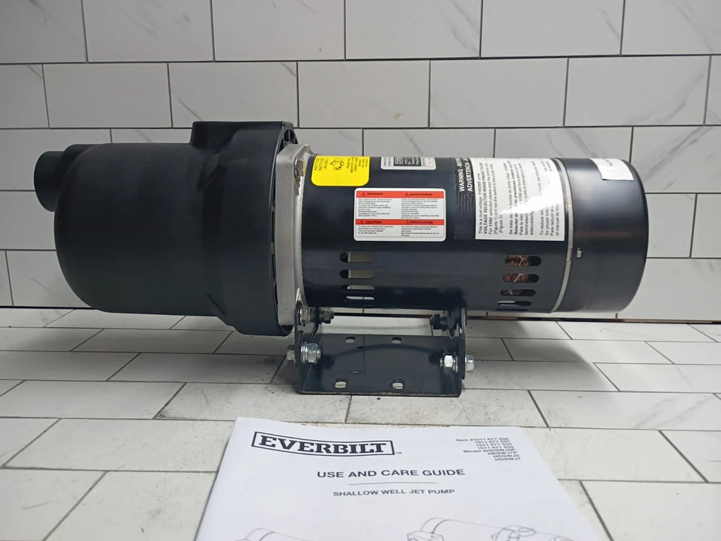 Everbilt HDSWH5P 1/2 HP Plastic Shallow Well Jet Pump New Open Box