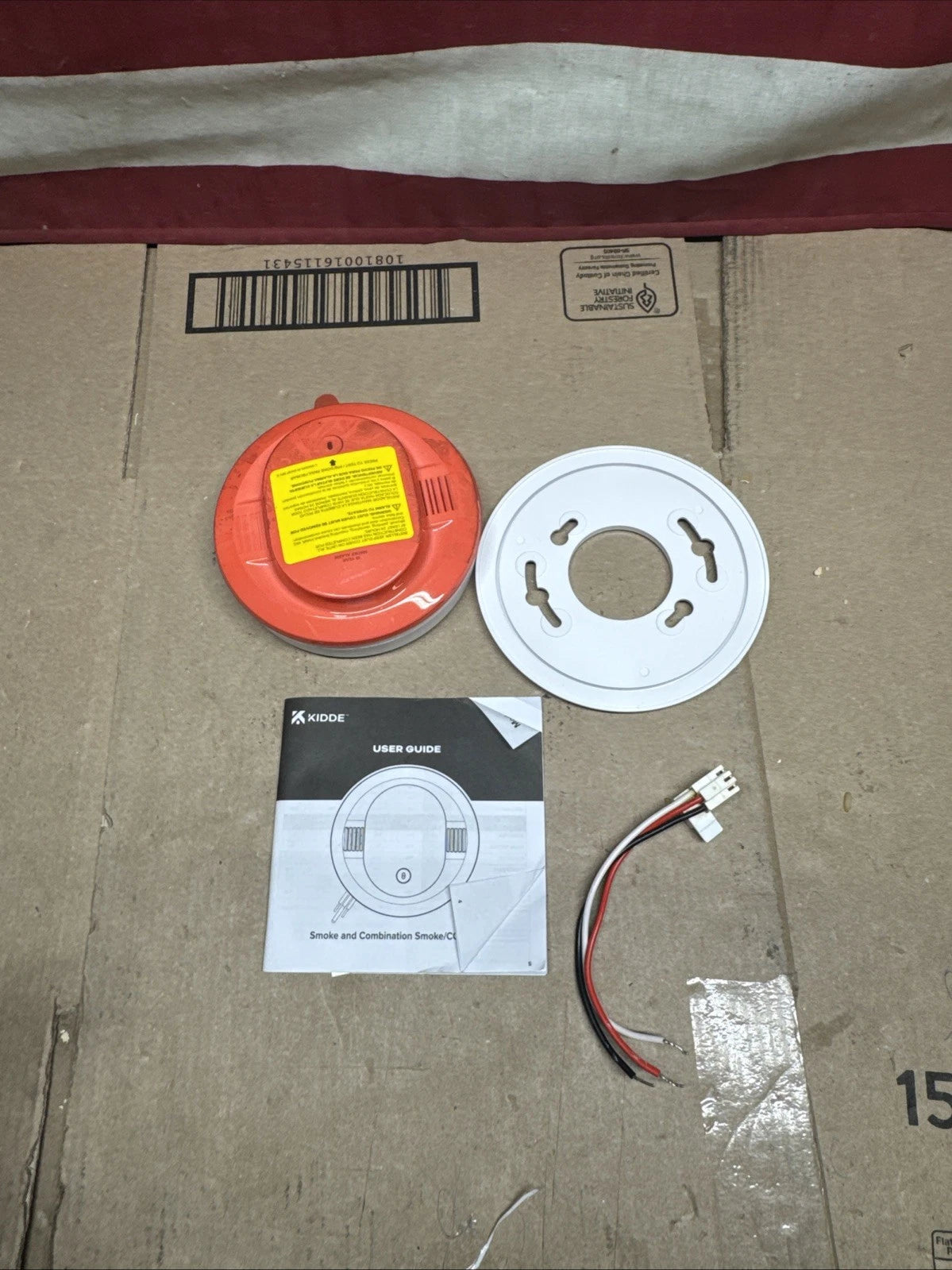 Kidde 20SA10 Hardwired Smoke Detector with Photoelectric sensor New Open Box