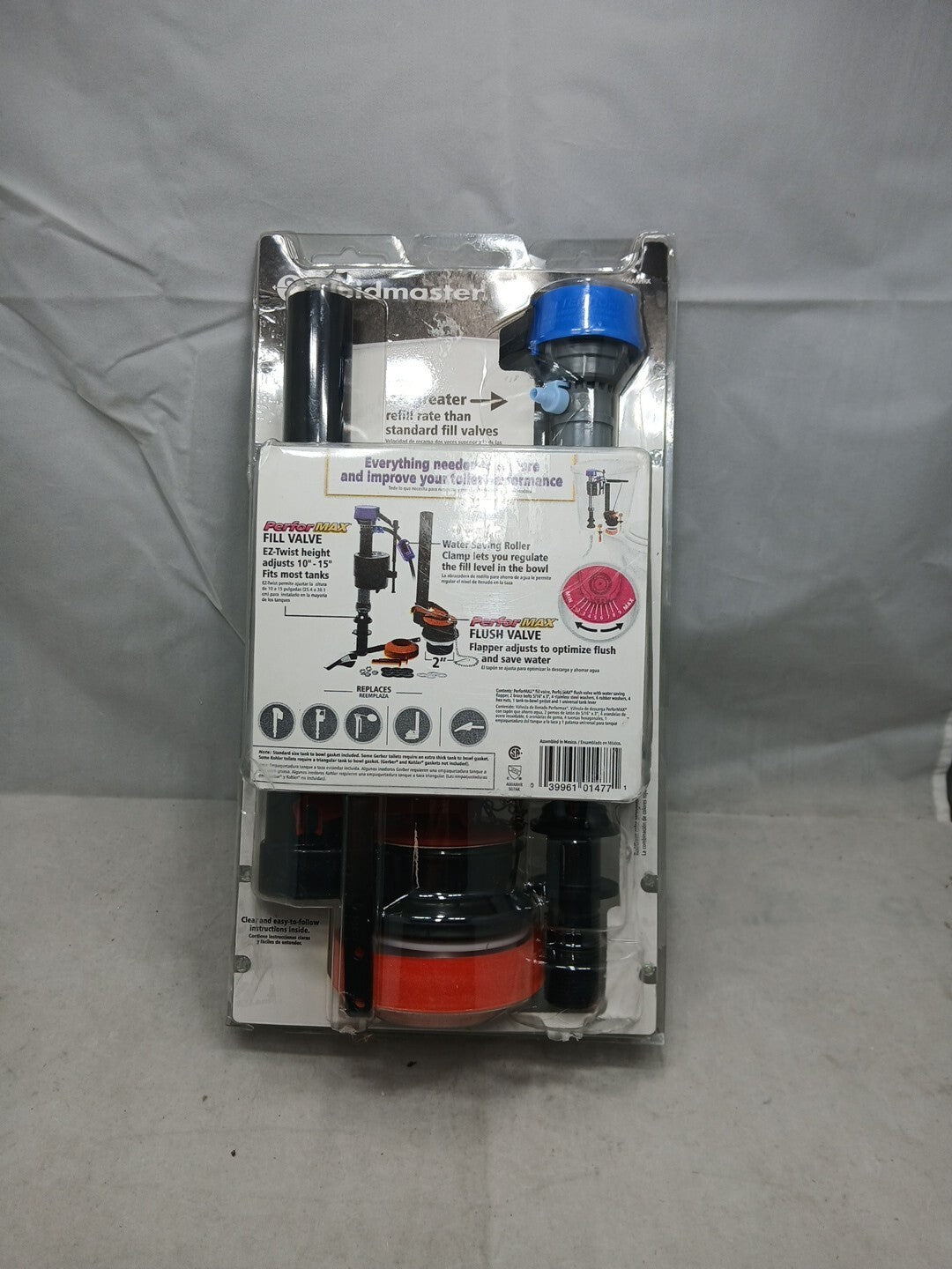LOT OF 9 Fluidmaster Universal Complete Toilet Rebuild Repair Kit 10" H 400ARHRK