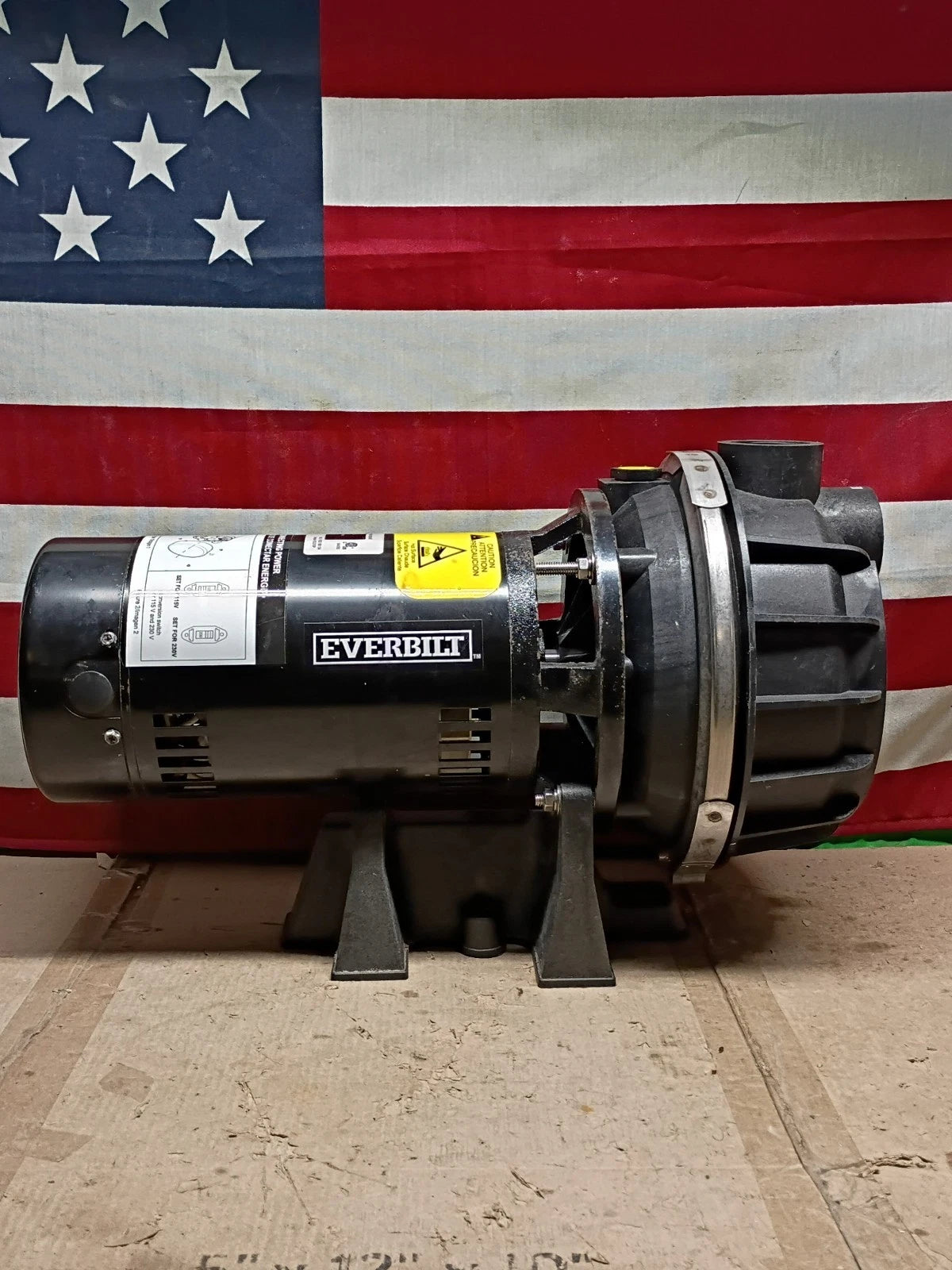 Everbilt HDLS15P, Lawn Irrigation Pump Plastic 1-1/2HP, 52 GPM **PARTS ONLY**