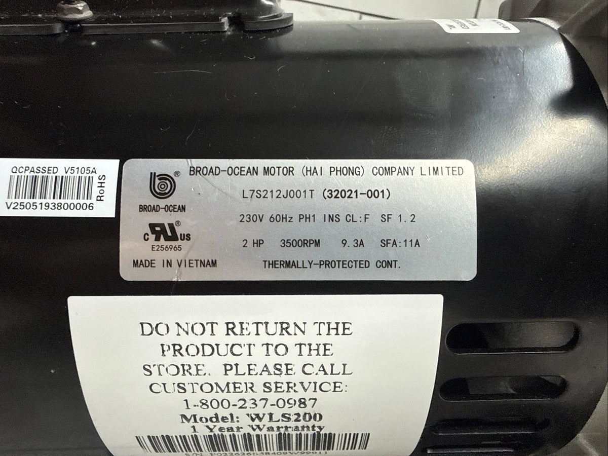 Wayne WLS200, 2 HP Permanent Lawn Irrigation Sprinkler Pump 240V Open Box