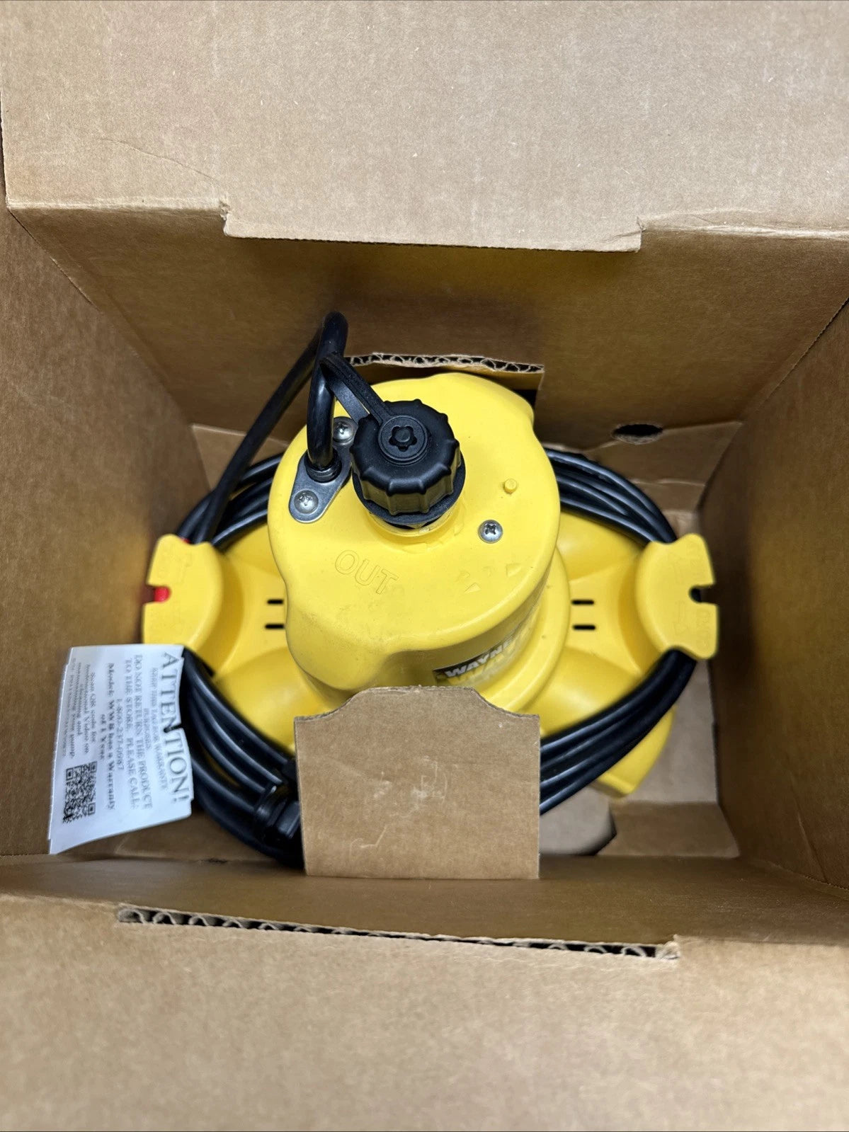 Wayne 1/6 HP WaterBUG Submersible Utility Pump with Multi-Flo Technology