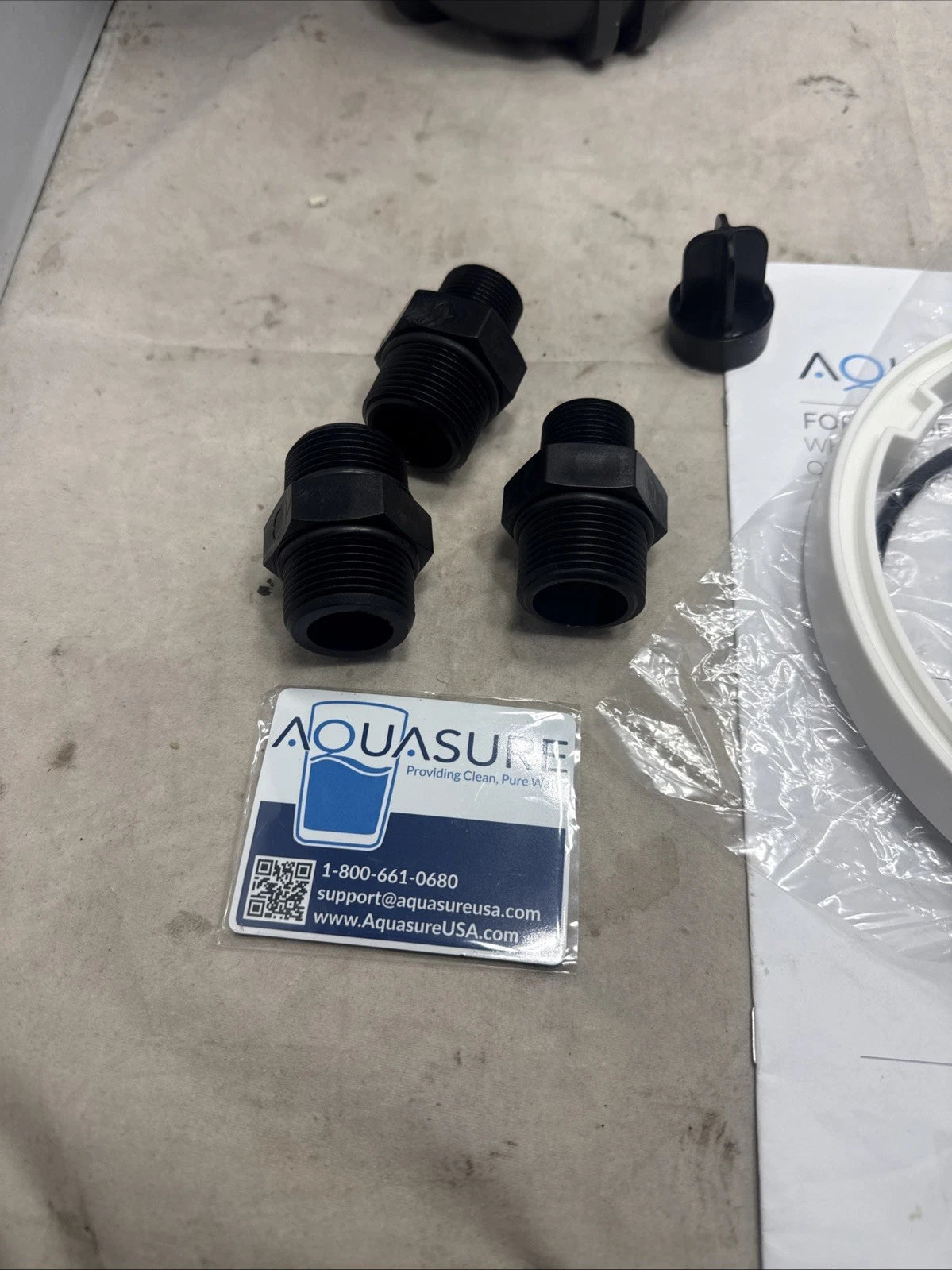 Aquasure Fortitude 10” Whole House Water Filter/ Aquatrol Electronic Valve Meter