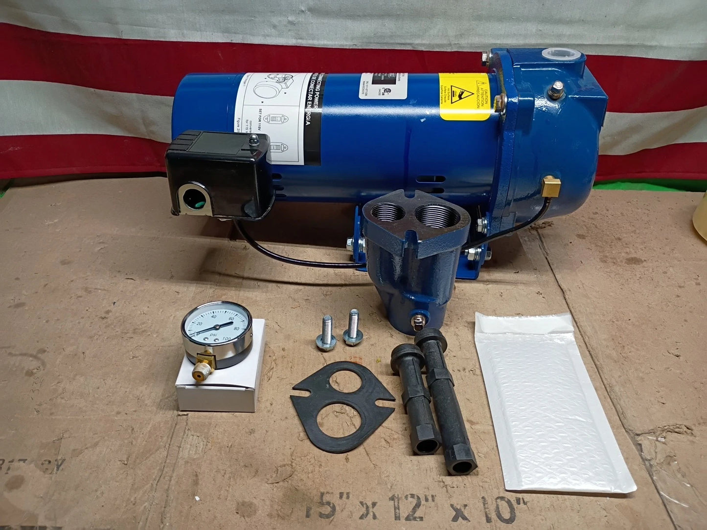 Everbilt HDCWJ10, 1 HP Professional Convertible Jet Pump 24 GPM *FOR PARTS*