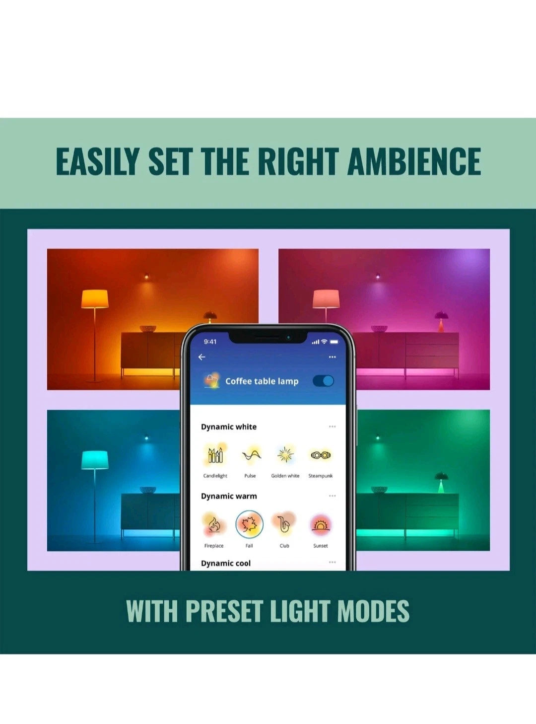 Wiz Smart Light Strip, Sunset/Sunrise Automation, Preset Modes,Voice Control New