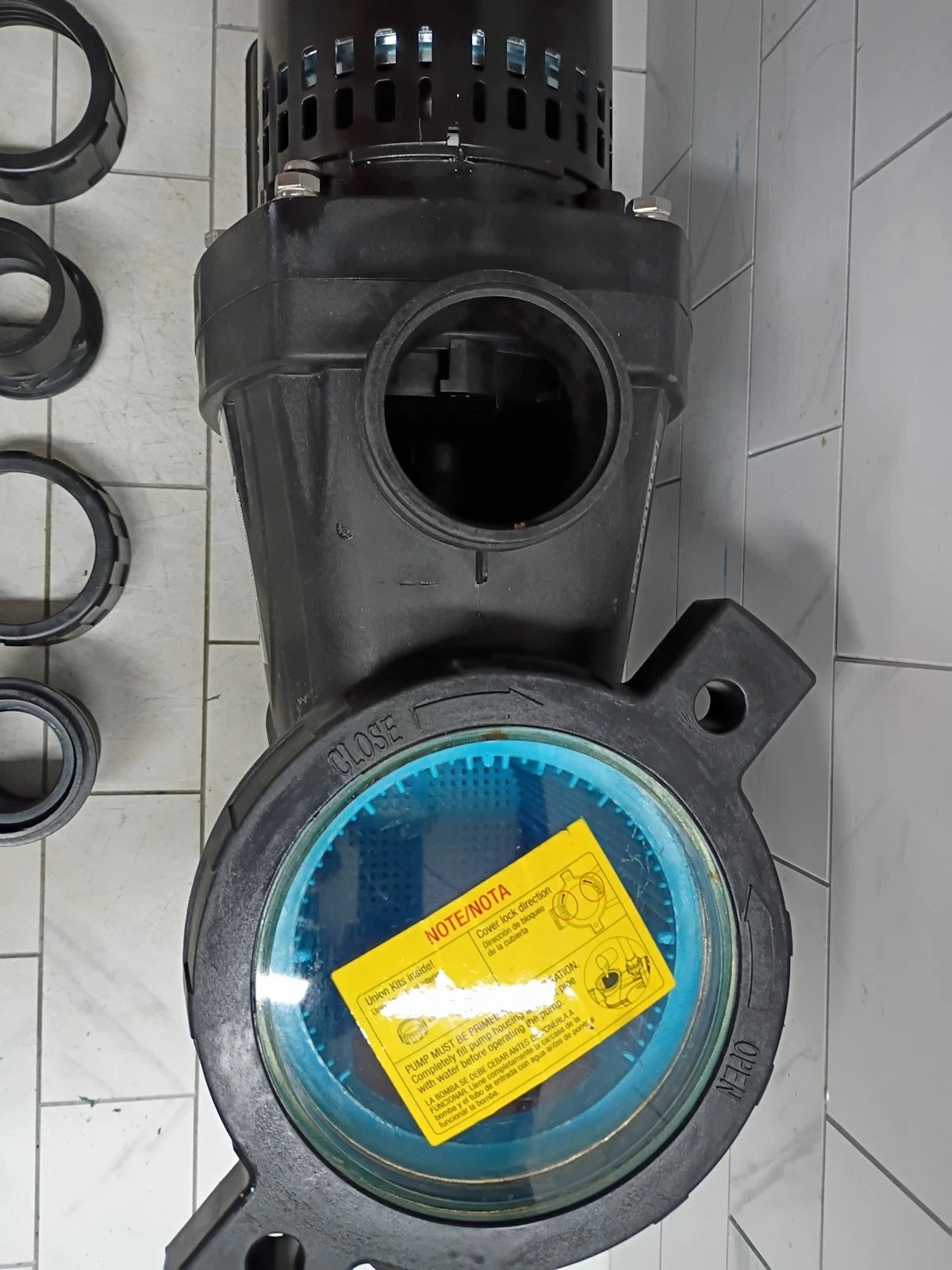Everbilt 1 HP Pool Pump In Ground 2 Speed 5.1 A 230V Open Box Read Description