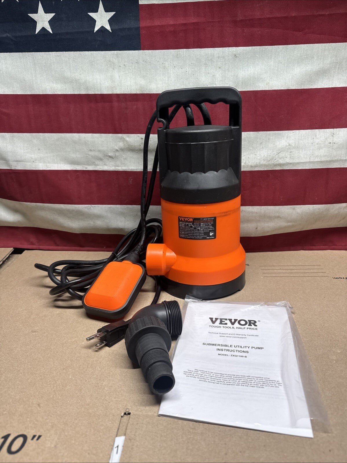 Submersible Utility Pump ZXQ1100-B.