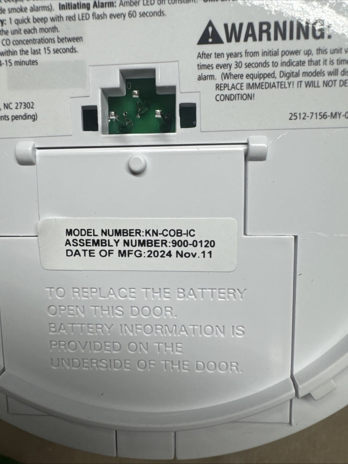2PK KiddeFireX Hardwired Carbon Monoxide Detector w/ LED Light, Interconnectable