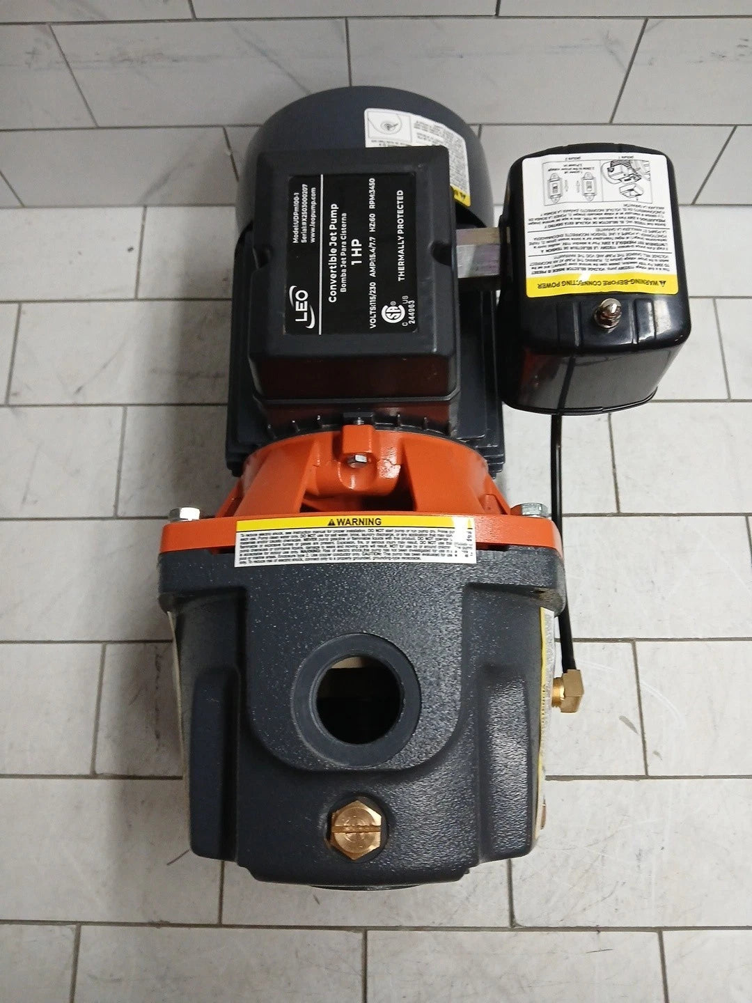 LEO UJm100-1. 1 HP Convertible Well Jet Pump New Open Box