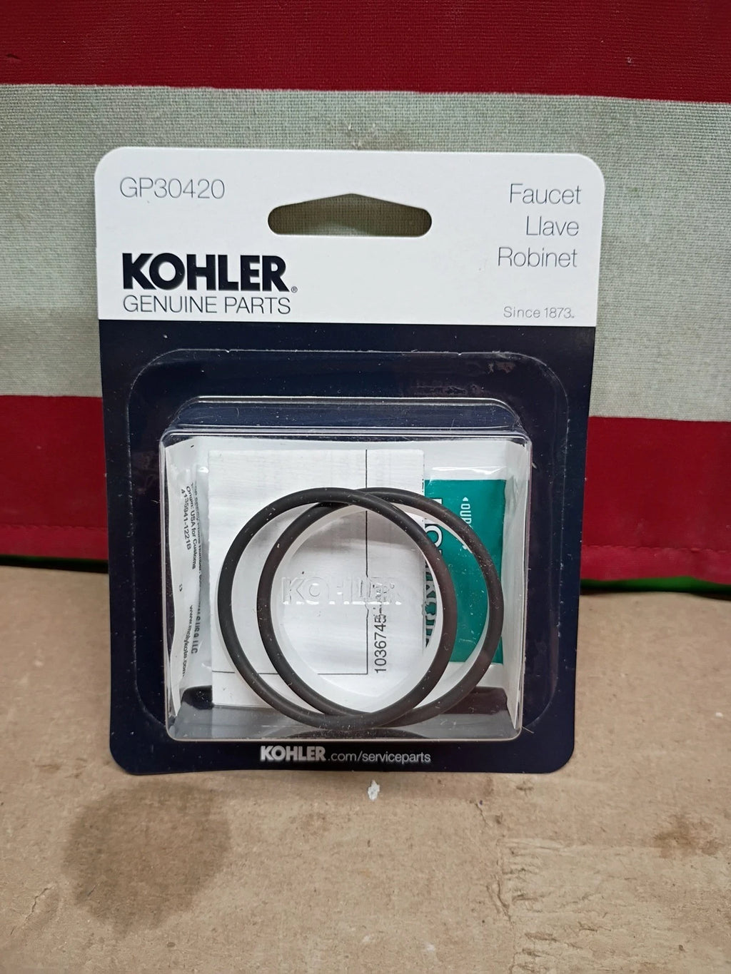 Lot Of 3 Kohler GP30420 ~ O-Ring Seal Kit for Kitchen Faucets.