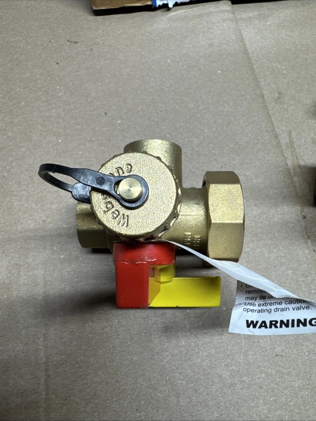 Webstone 3/4 in. EXP Ultra-Compact Tankless Water Heater Service Valve 42443 OB